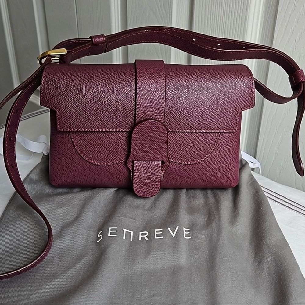 Senreve Women's Burgundy Leather Bag